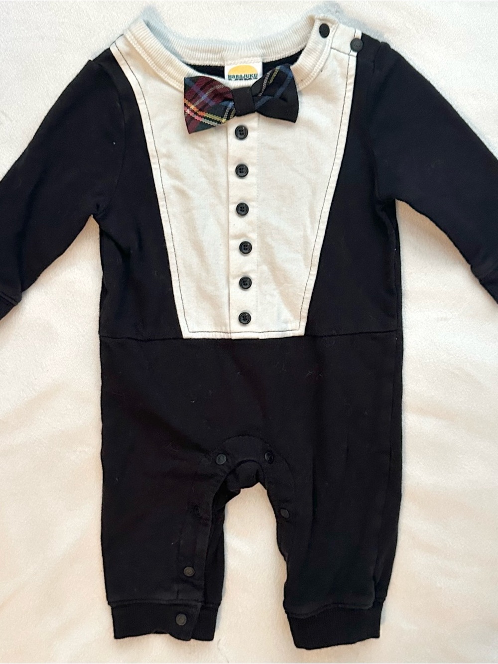 HARAJUKU MINI x Target Tuxedo Bow Tie One Piece Bodysuit 6M Jumper Gwen Stefani